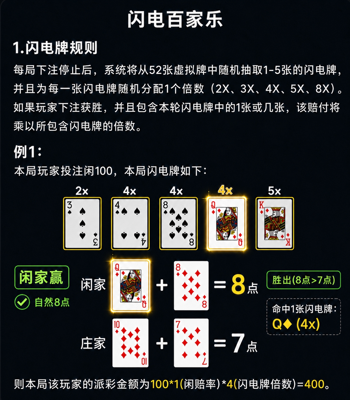 Step 1: 閃電牌規則